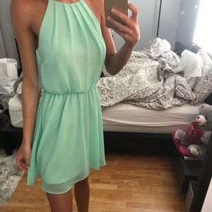 Lime green dress